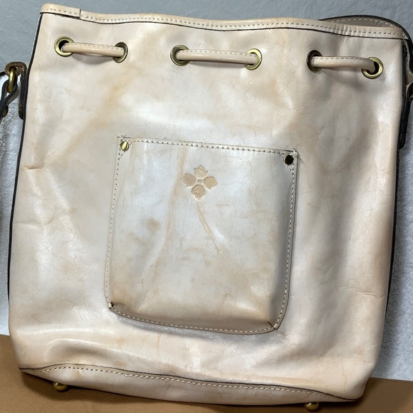 Patricia Nash Sabina Tooled Leather Drawstring Bucket Crossbody - Picture 4 of 16